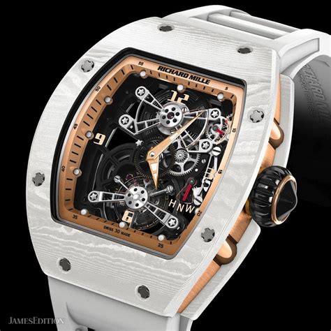 richard mille watch white band